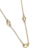Gold-Tone Bamboo Linked Chain Necklace