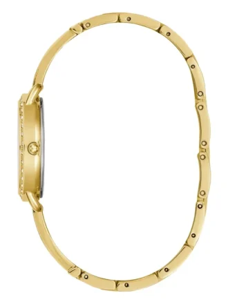 Gold-Tone Crystal Analog Watch