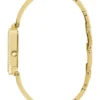 Gold-Tone Crystal Triangle Analog Watch