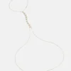 Gold-Tone Faux-Pearl Body Chain