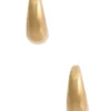 Gold-Tone Lightweight Hoop Earrings