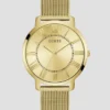 Gold-Tone Mesh Analog Watch