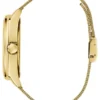 Gold-Tone Mesh Analog Watch