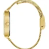 Gold-Tone Mesh Analog Watch