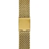 Gold-Tone Mesh Diamond Analog Watch
