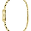 Gold-Tone Mixed Chain Analog Watch