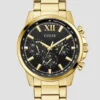 Gold-Tone Multifunction Watch