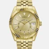 Gold-Tone Multifunction Watch