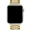 Gold-Tone Rhinestone 42-44 Mm Band for Apple Watch®