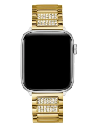 Gold-Tone Rhinestone 42-44 Mm Band for Apple Watch®