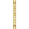 Gold-Tone Rhinestone Analog Watch