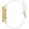 Gold-Tone Silicon Multifunction Watch