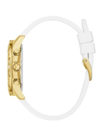 Gold-Tone Silicon Multifunction Watch
