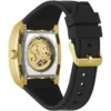 Gold-Tone Silicone Analog Watch