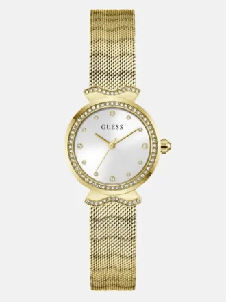 Gold-Tone Wavy Analog Watch