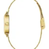 Gold-Tone Wavy Analog Watch