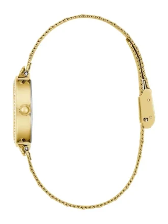Gold-Tone Wavy Analog Watch