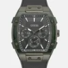 Green and Grey Silicone Multifunction Watch