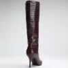 Gressa Knee-High Faux-Leather Boots