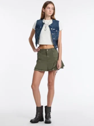 Guess Originals Cargo Lace Skirt
