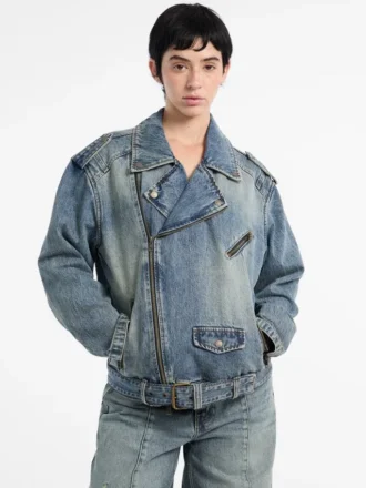 Guess Originals Denim Motorcycle Jacket