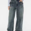 Guess Originals Double Patch Pocket Wide Leg Jeans