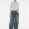 Guess Originals Double Patch Pocket Wide Leg Jeans