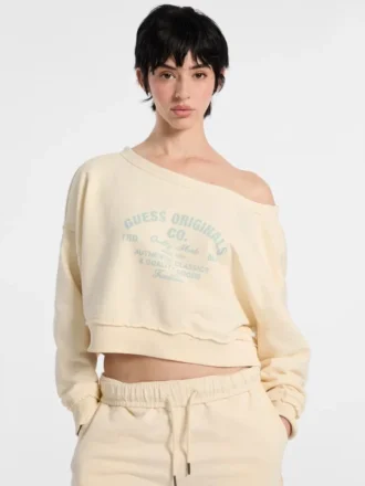 Guess Originals Eco Boat-Neck Sweatshirt