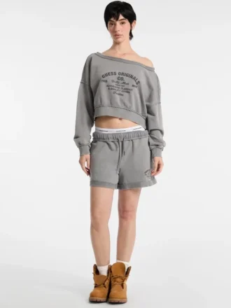 Guess Originals Eco Boat-Neck Sweatshirt