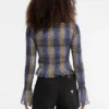 Guess Originals Eco Smocked Mesh Printed Tee