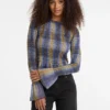 Guess Originals Eco Smocked Mesh Printed Tee