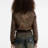 Guess Originals Faux-Leather Aviator Jacket