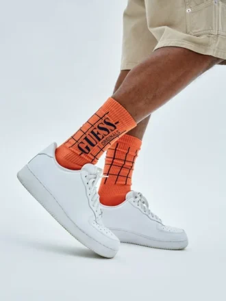 Guess Originals Grid Crew Socks