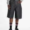 Guess Originals Metallic Baggy Denim Shorts