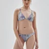Guess Originals Plaid Bikini Top