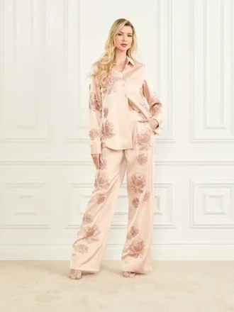 Gwen Embroidered Flower Pant