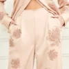 Gwen Embroidered Flower Pant