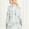 Gwen Embroidered Flower Shirt