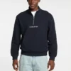 Half-Zip Logo Sweater
