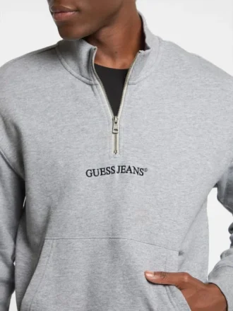 Half-Zip Logo Sweater
