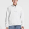 Half-Zip Logo Sweater
