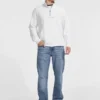 Half-Zip Logo Sweater