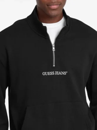 Half-Zip Logo Sweater