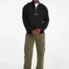 Half-Zip Logo Sweater