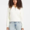 Half-Zip Ribbed Sweater