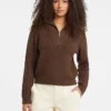 Half-Zip Ribbed Sweater