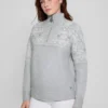 Half-Zip Wool-Blend Pullover Sweater