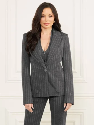 Hayden Pinstriped Blazer