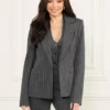 Hayden Pinstriped Blazer
