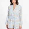 Hazel Embroidered Eyelet Romper